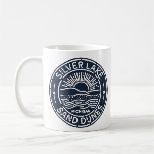 Vintage Silver Lake Sanddünen Kaffeetasse