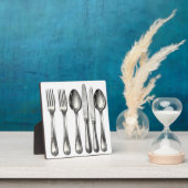 Vintage Silverware Ornate Flatware Kitchen Fotoplatte (InSitu)