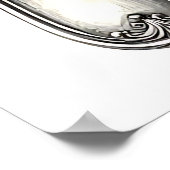 Vintage Silverware Ornate Flatware Kitchen  Poster (Ecke)