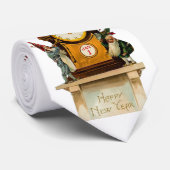 Vintage Silvester-Krawatte Krawatte (Gerollt)