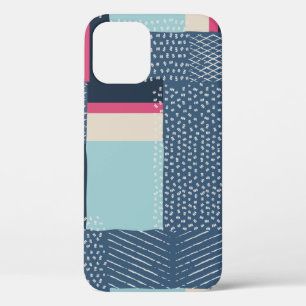 vintage simple geometric shapes and brush strokes  Case-Mate iPhone hülle