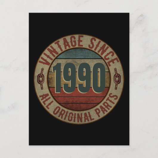 VINTAGE SINCE 1990 ALL ORIGINAL PARTS. POSTKARTE (Vorderseite)