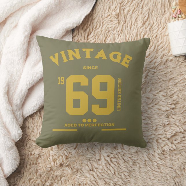 Vintage Since Limitierte Auflage Kissen (Decke)