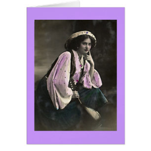Vintage Sinti und Roma-Frau