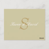 Vintage Sinti und Roma Lace Wedding Tischnummer Po (Rückseite)