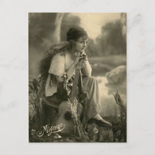 Vintage Sinti und Roma-Postkarte Postkarte