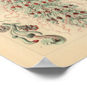 Vintage Siphonophorae Color Ernst Haeckel Print Poster (Ecke)