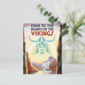 Vintage Skandinavien Vikings Reisen Postkarte (Stehend Vorderseite)