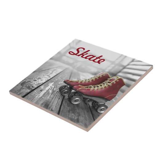 Vintage Skate Fliese (Seite)