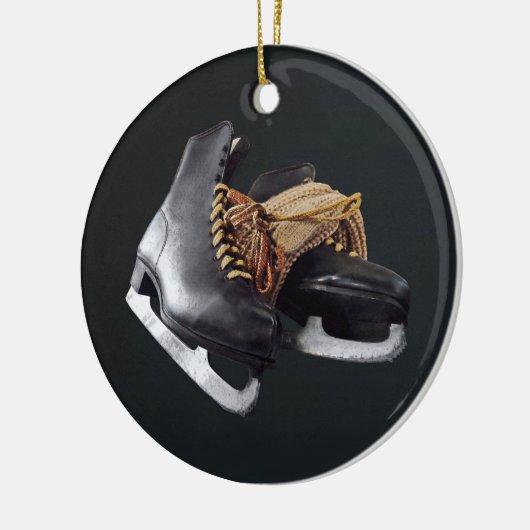 Vintage Skate Keramik Ornament (Links)