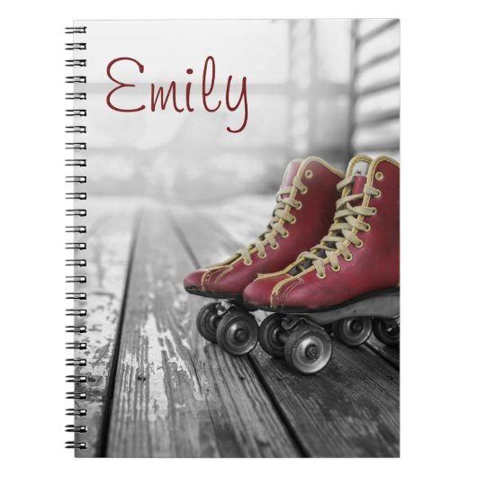 Vintage Skate Notizblock (Vorderseite)