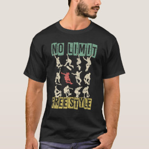 Vintage-Skateboarding-Skatergirl-Ästhetik T-Shirt