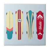 Vintage Skateboards Fliese (Vorderseite)