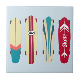 Vintage Skateboards Fliese