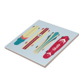 Vintage Skateboards Fliese (Seite)