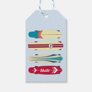 Vintage Skateboards Geschenkanhänger