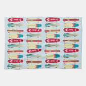 Vintage Skateboards Geschirrtuch (Horizontal)