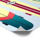 Vintage Skateboards Poster (Ecke)