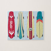 Vintage Skateboards Puzzle (Horizontal)