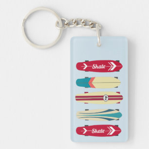 Vintage Skateboards Schlüsselanhänger