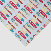 Vintage Skateboards Seidenpapier (Ausschnitt)