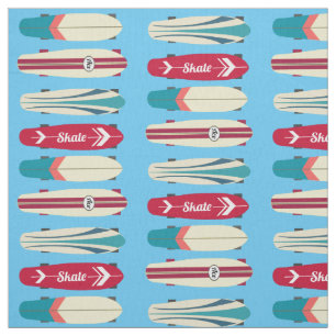Vintage Skateboards Stoff