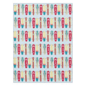 Vintage Skateboards Tischdecke (Vorderseite)