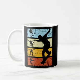 Vintage Skater Skateboardfahren Retro Skaten Kaffeetasse