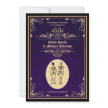 Vintage Skeleton Hochzeit Verlobung Probe