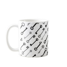 Vintage Skeleton Schlüssel-Tasse