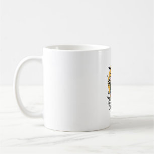 Vintage-Skelett-Dinosaurier-Halloween-Shirt-Design Kaffeetasse