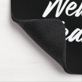Vintage-Skelett Frohes Silvester  Mousepad (Ecke)
