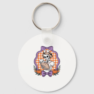 Vintage-Skelett-Krankenschwester und Baby � Cute H Schlüsselanhänger