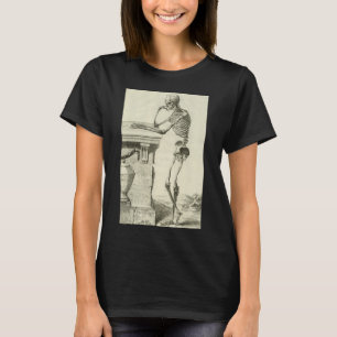 Vintage-Skelett, menschliche Anatomie von Denis Di T-Shirt