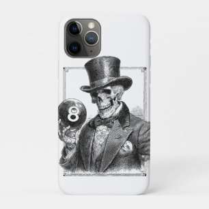 Vintage-Skelett mit Zylinder und 8-Ball  Case-Mate iPhone Hülle