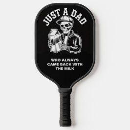 Vintage-Skelett-Vater-Kam-Zurück-Milch-Vatertag Pickleball Schläger