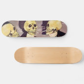 Vintage Skelette Skateboard (Horizontal)