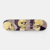 Vintage Skelette Skateboard (Horizontal)