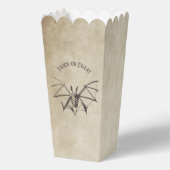 Vintage Skelettkästen zu Halloween Geschenkschachtel (Rückseite)