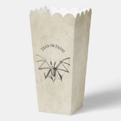 Vintage Skelettkästen zu Halloween Geschenkschachtel (Vorderseite)