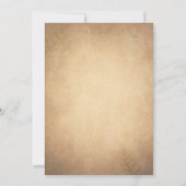 Vintage Sketch Ramadan Iftar Dinner Invitation Einladung (Rückseite)