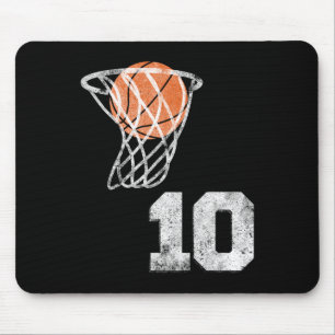 Vintage Sketll Trikot Nummer 10 Spieler Nummer  Mousepad