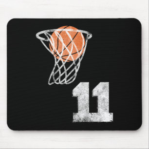 Vintage Sketll Trikot Nummer 11 Spieler Nummer Mousepad