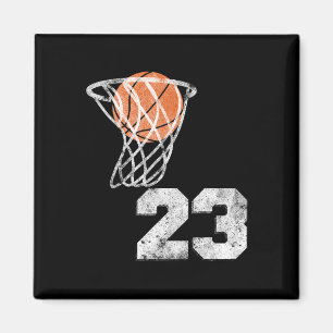 Vintage Sketll Trikot Nummer 23 Spieler Nummer Magnet