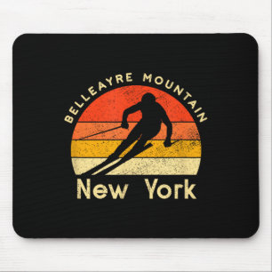 Vintage-Ski Belleayre Mountain New York Berg  Mousepad