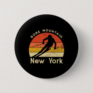 Vintage Ski Gore Mountain New York Gebirge  Button
