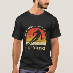 Vintage-Ski Homewood Mountain Kalifornien  T-Shirt