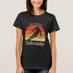 Vintage Ski Telluride Colorado Berg  T-Shirt