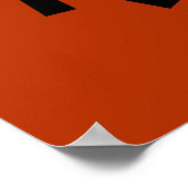 Vintage Ski Travel adtext Poster (Ecke)