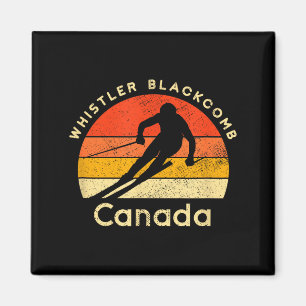 Vintage-Ski Whistler Blackcomb Kanada Berg  Magnet